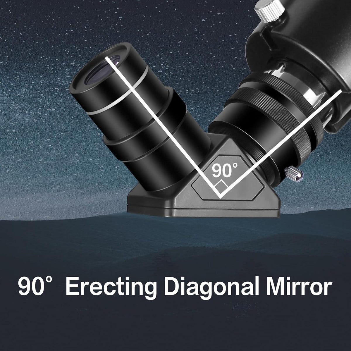 Teleskop 80mm Aperture Astronomie Refraktor Telescope für Kinder & Erwachsene