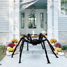 Große Halloween Dekoration Spinne Outdoor Gruselig 150cm