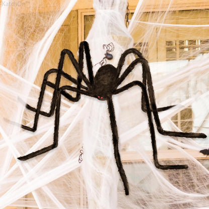 Halloween Deko Outdoor Große Spinne 150cm Gruselige Garten Dekoration