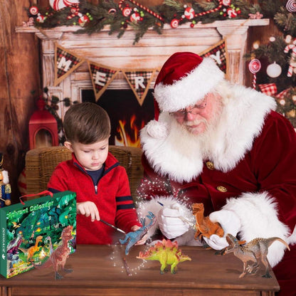 Dinosaurier Adventskalender 2024 für Kinder Jungen Mädchen 24 Tage