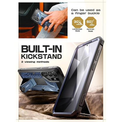 Hülle mit Ständer für Samsung Galaxy S24 Ultra, Blau