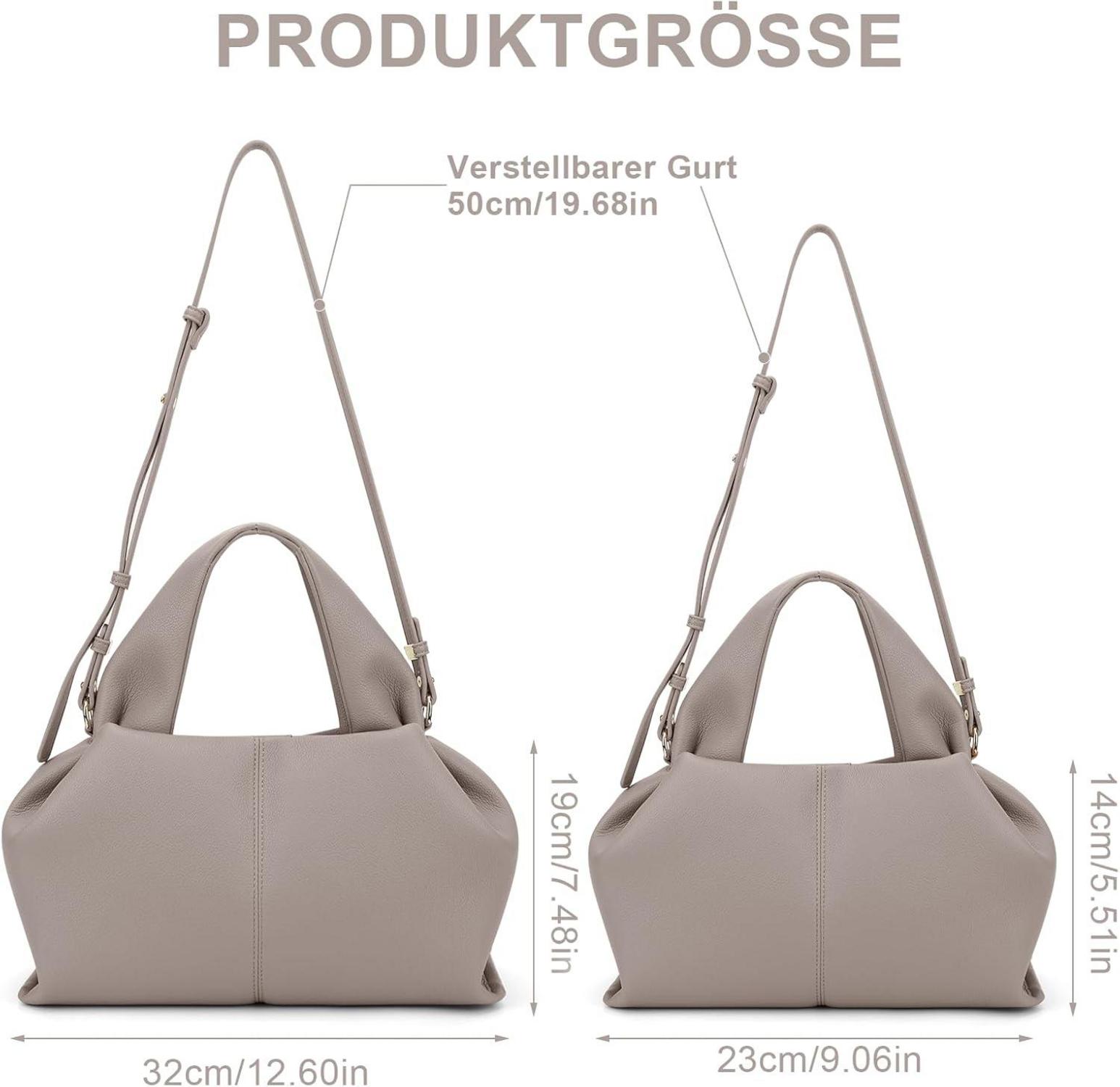 Kleine Damen Handtasche Vintage Clutch Umhängetasche PU