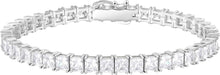 925 Silber Tennisarmband mit Zirkonia 4mm Iced Out 19cm