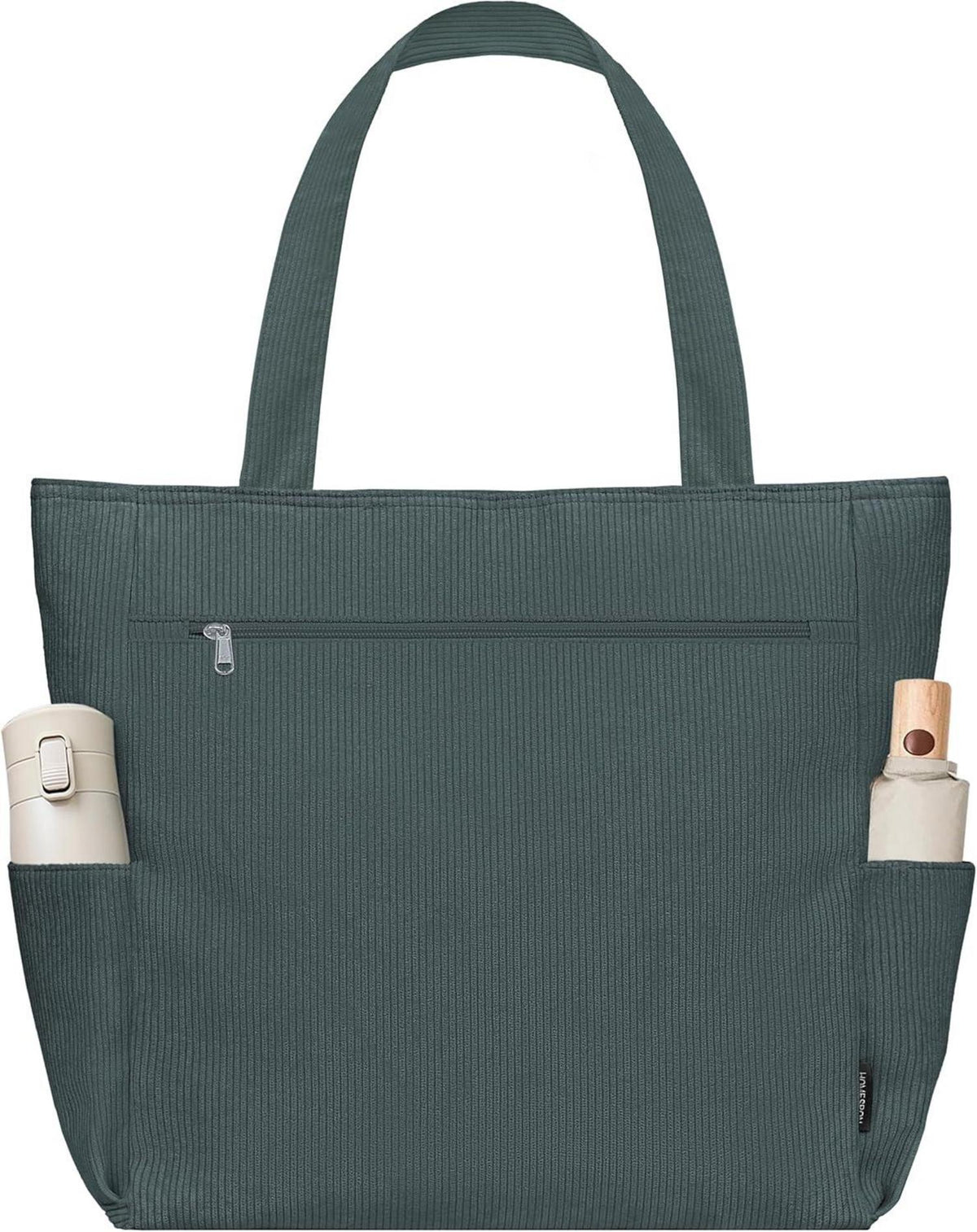 Cordury Tote Bag Umhängetasche Reißverschluss Taschen Reisen Fitnessstudio