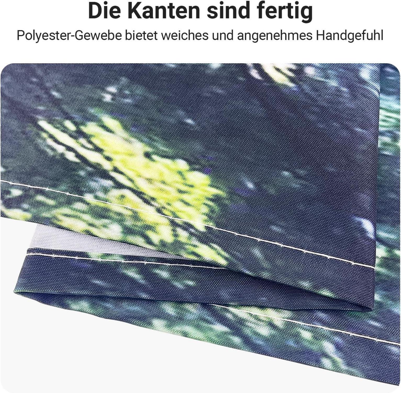 Duschvorhang Sunshine Forest Muster 200x200cm Antischimmel Textil