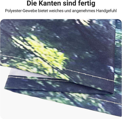 Duschvorhang Sunshine Forest Muster 200x200cm Antischimmel Textil