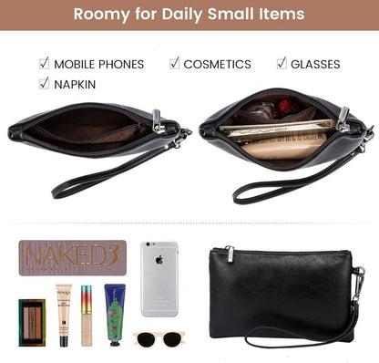 LOVEVOOK Laptoptasche 15.6 Zoll PU Leder Umhängetasche Schwarz