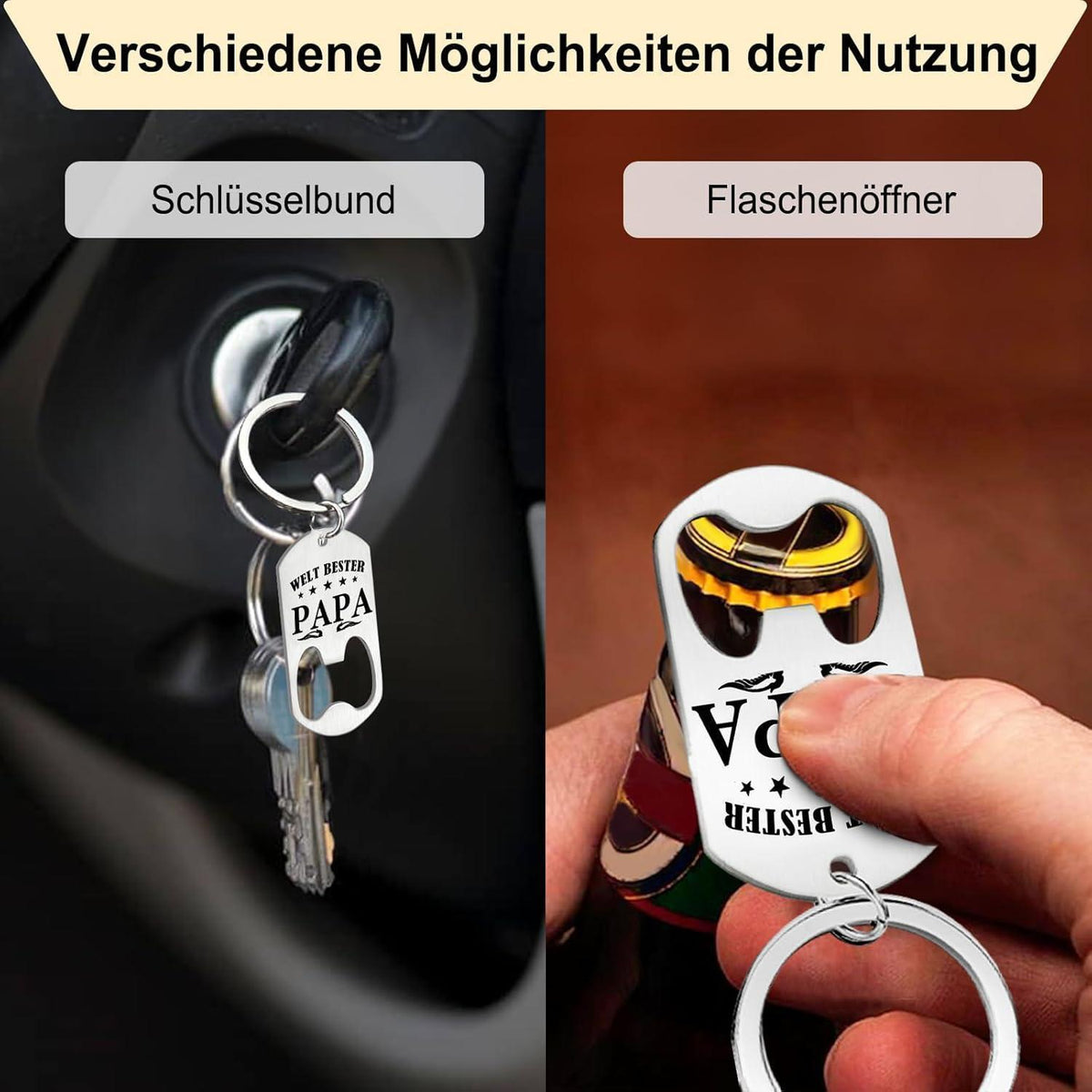 Personalisiertes Whisky Glas Set für Papa - Vatertagsgeschenk