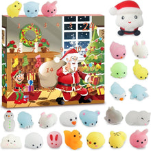 Adventskalender 2024 Weihnachts Mochi Squishies 24 Tage