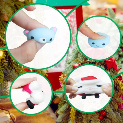 Adventskalender 2024 Weihnachts Mochi Squishies 24 Tage