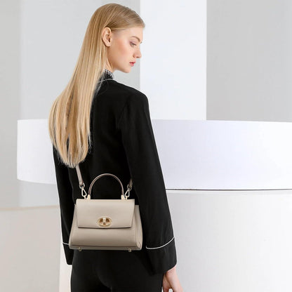 Damen Handtasche Leder Umhängetasche abnehmbarer