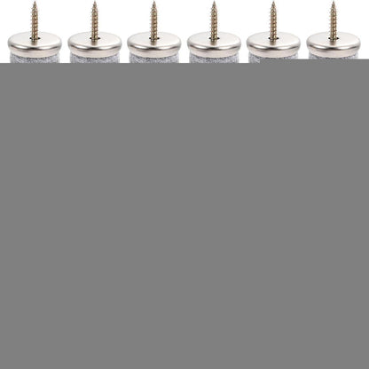 40x Filzgleiter zum Schrauben 28mm Grau Bodenschutz Möbel