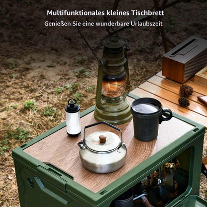 Camping Box mit Deckel 50L – Faltbar & Robust für Camping