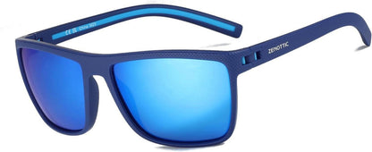 Polarisierte Sonnenbrille UV400 TR90 Rahmen Schutz Blau