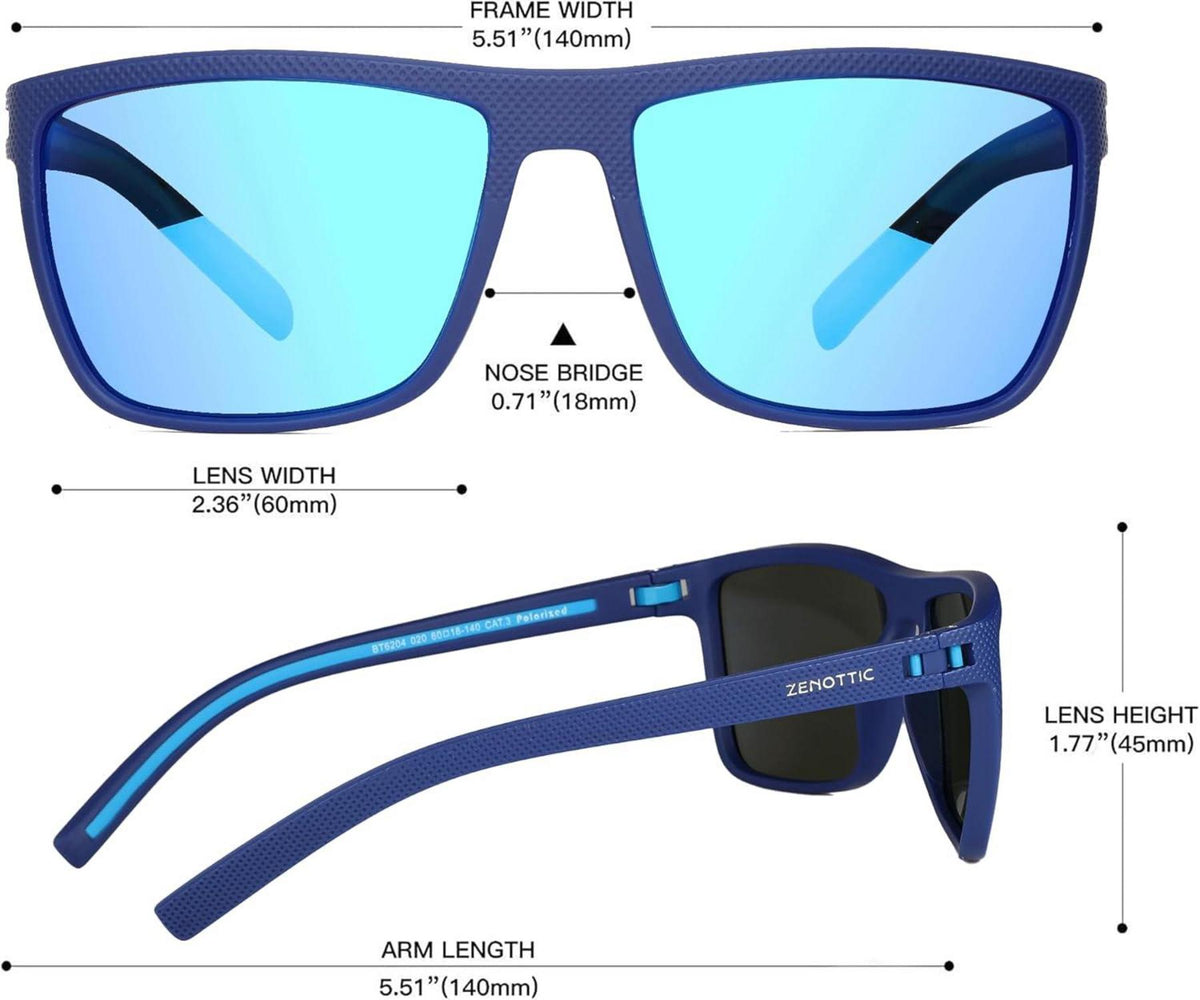 Polarisierte Herren Sonnenbrille TR90 Rahmen UV400 Schutz