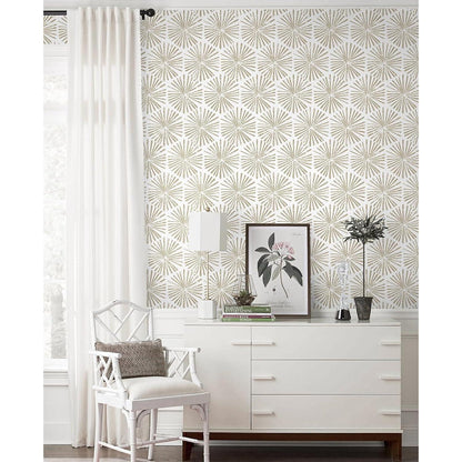 Selbstklebende Geometrische Tapete Gold Türkis 44CM×10M