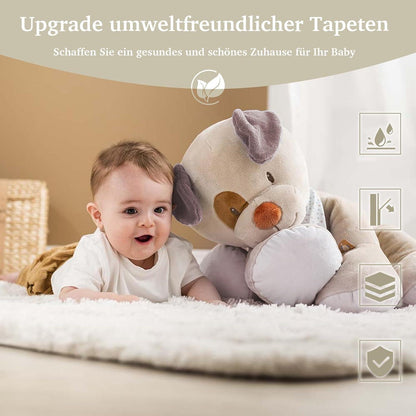 Selbstklebende Geometrische Tapete Gold Türkis 44CM×10M