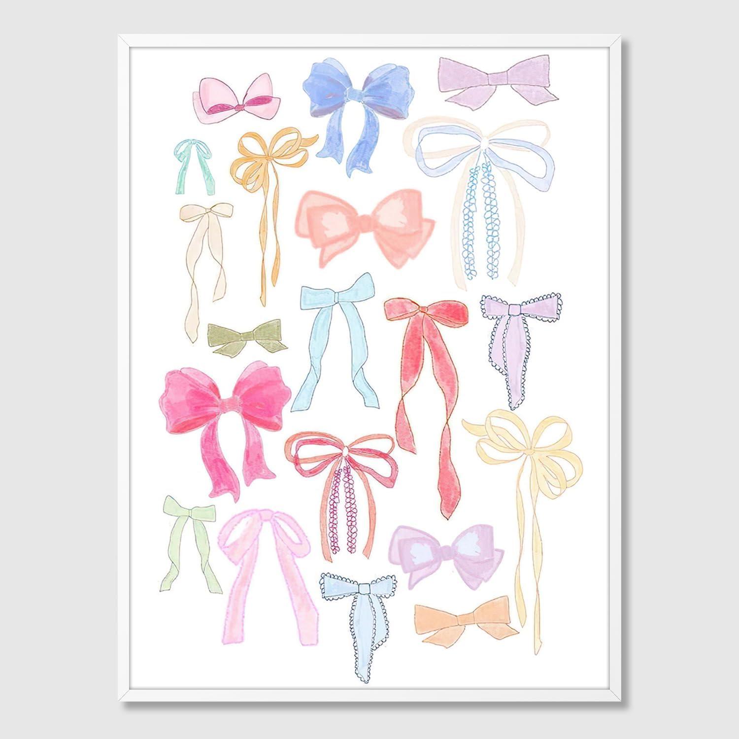 Rosa Fliege Wandbilder Trendy Preppy Leinwand 30x40cm SEO优化Fade