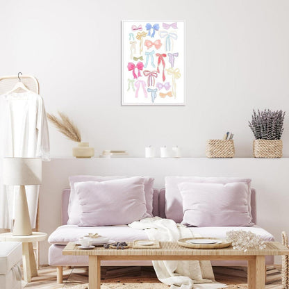 Rosa Fliege Wandbilder Trendy Preppy Leinwand 30x40cm SEO优化Fade