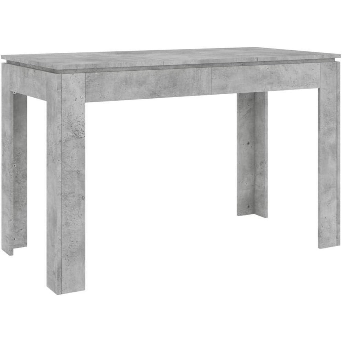 Minimalistischer Esstisch 120x60 cm – Betongrau