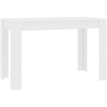 Weißer Esszimmertisch 120x60 cm – Minimalistisch & Stabil
