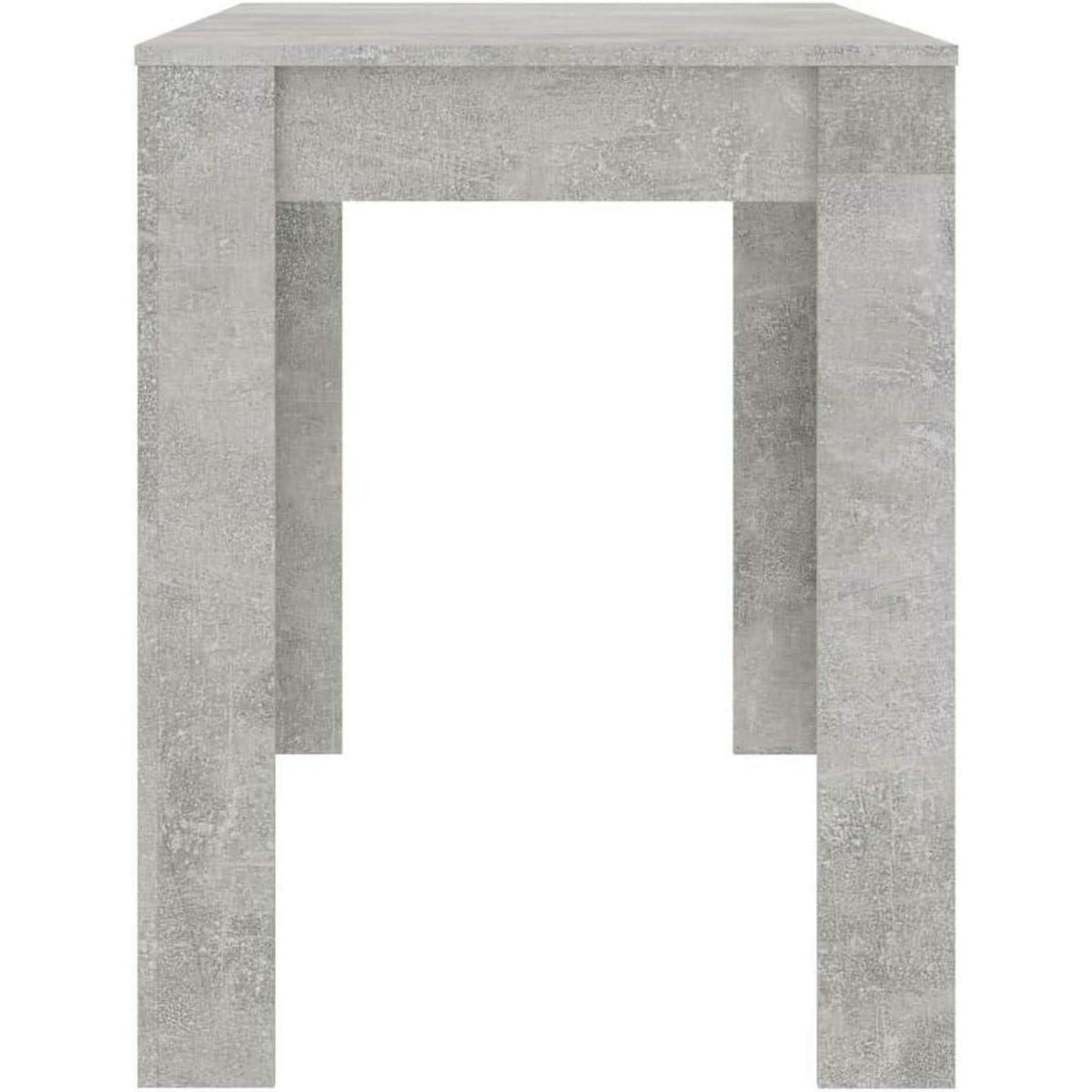 Minimalistischer Esszimmertisch 120x60 cm Betongrau
