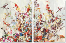 Wildblumen Leinwand Poster Vintage Blume Wandbild 12x16 Wohnzimmer