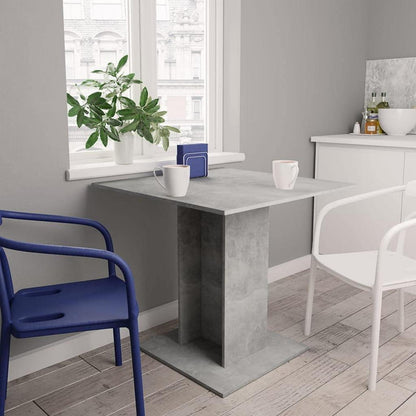 Esstisch Küchentisch 80x80 cm Betongrau – Stabil & Modern