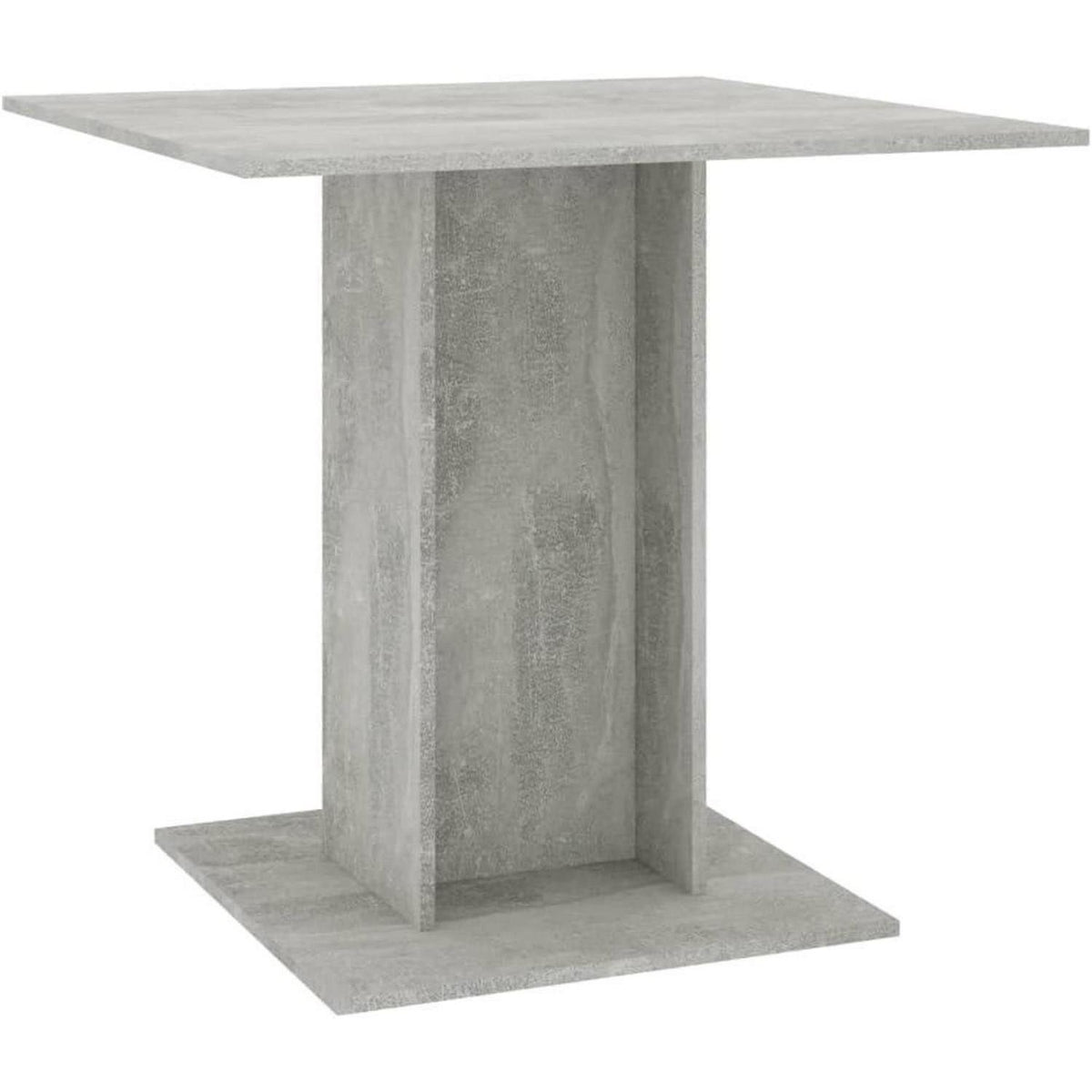 Esstisch Küchentisch 80x80 cm Betongrau – Stabil & Modern
