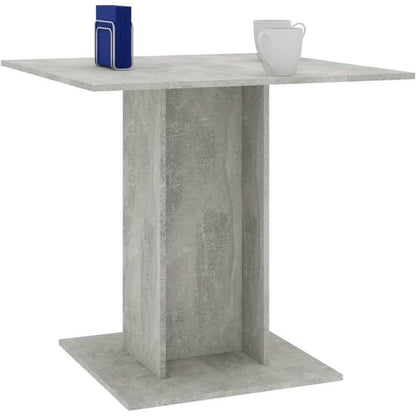 Esstisch Küchentisch 80x80 cm Betongrau – Stabil & Modern