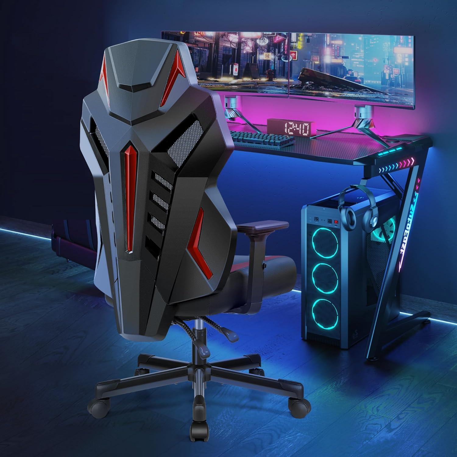 OneGame Gaming Stuhl Racing Style Verstellbar Schwarzrot