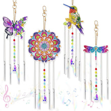 4er Set Diamond Painting Windspiel für Kinder Mädchen 6-11 Jahre