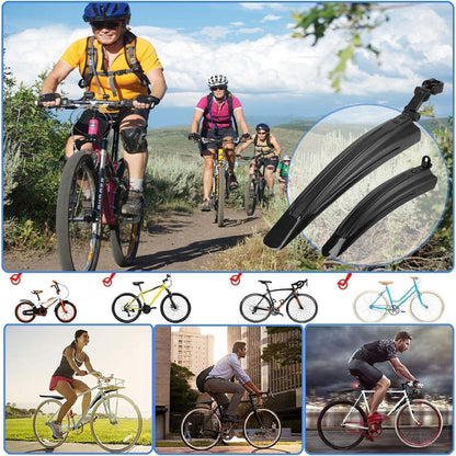 Fahrrad Schutzblech Set für MTB, Rennrad & Citybike 20-26 Zoll