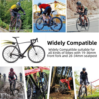 Fahrrad Schutzblech Set für MTB, Rennrad & Citybike 20-26 Zoll