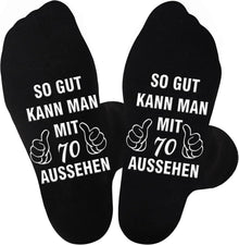 Lustige Socken Baumwolle Schwarz 70. Hemmend Griffigkeit