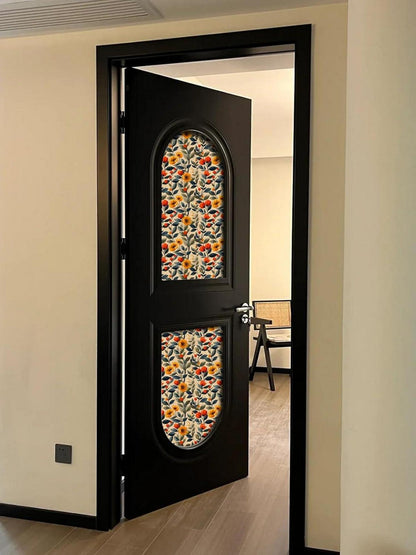 Selbstklebende Blumen Tapete PVC 44x1000cm - Blume 05