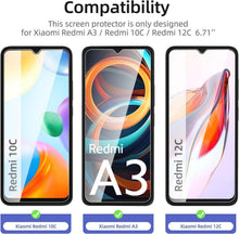 3er Pack Displayschutzfolie aus 0,33 mm Hartglas für Xiaomi