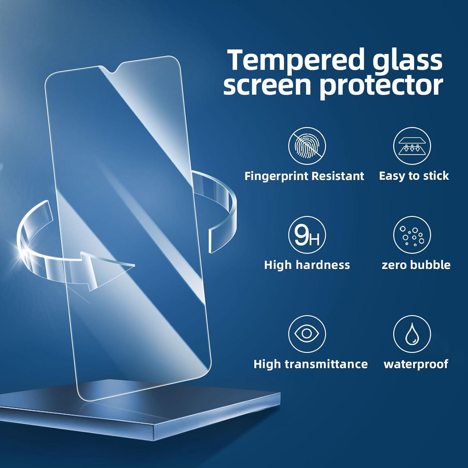 3er Pack Displayschutzfolie Xiaomi Redmi A3 Hartglas 0,33mm Ultra Transparent 9H