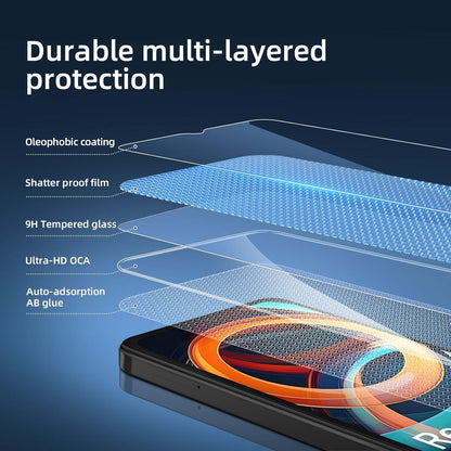 Displayschutzfolie Xiaomi Redmi A3 3er Pack 9H Hartglas Schutzfolie