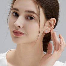KRKC&CO Silber 925 Moissanit Ohrringe Damen 1,6ct D VVS1 6mm