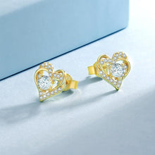 Moissanite Ohrringe Damen Silber 925 Halo Diamant VVS1