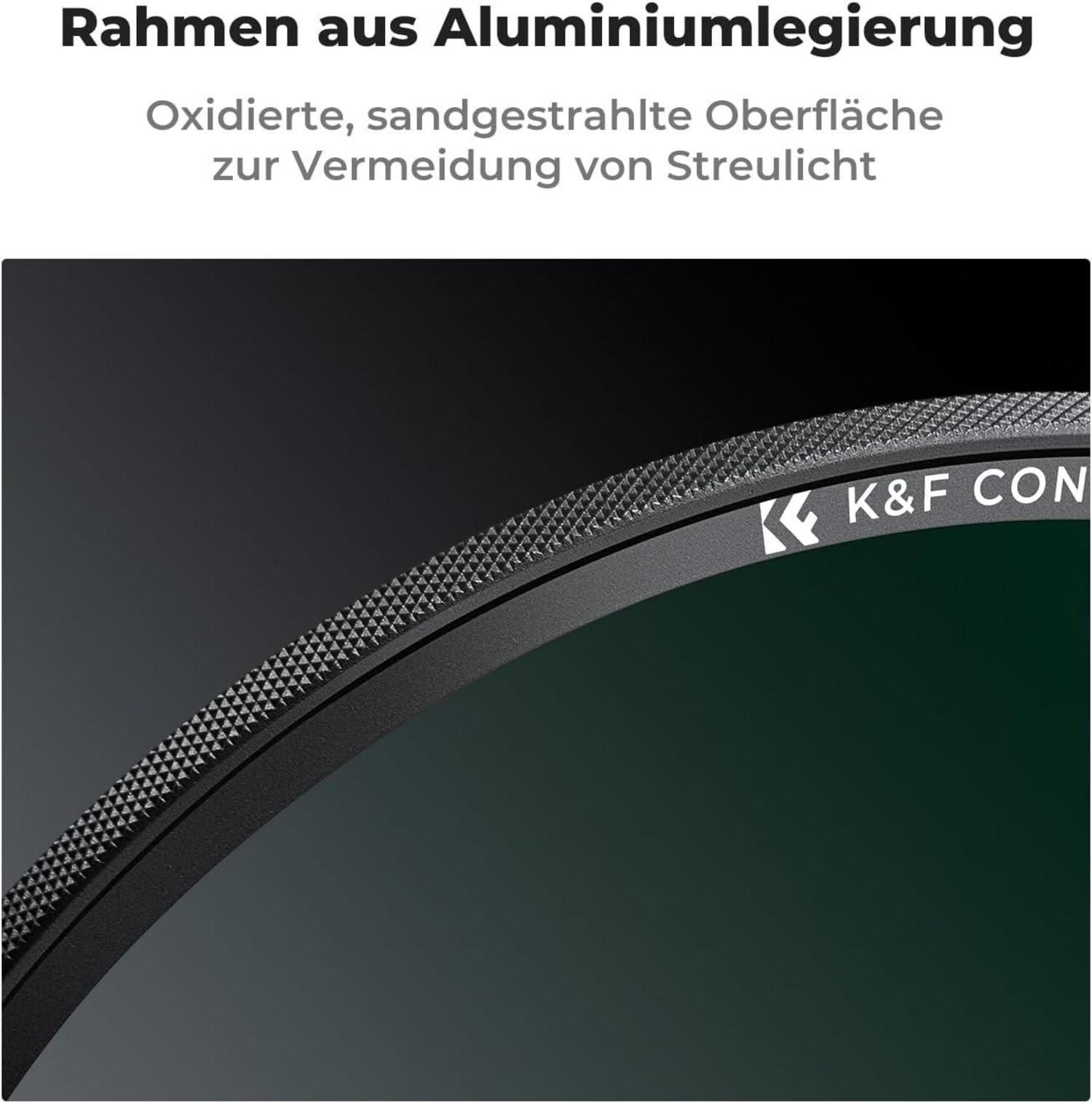 UV Filter 55mm Magnetisches Optikglas mutli-beschichtet Schutz Ultraviolett K