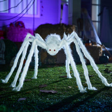 Halloween Riesenspinne weiß 150 cm gruselige Outdoor
