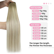 Blond Echthaar Tressen 55cm – Volumenspendend & Länger
