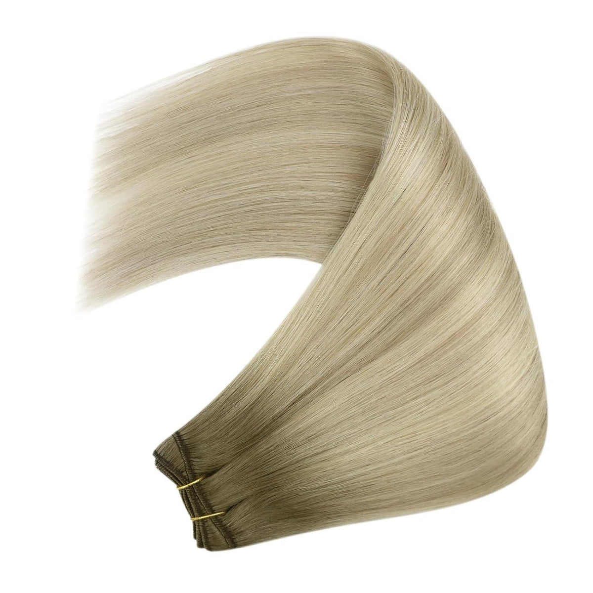 Blond Echthaar Tressen 55cm – Volumenspendend & Länger