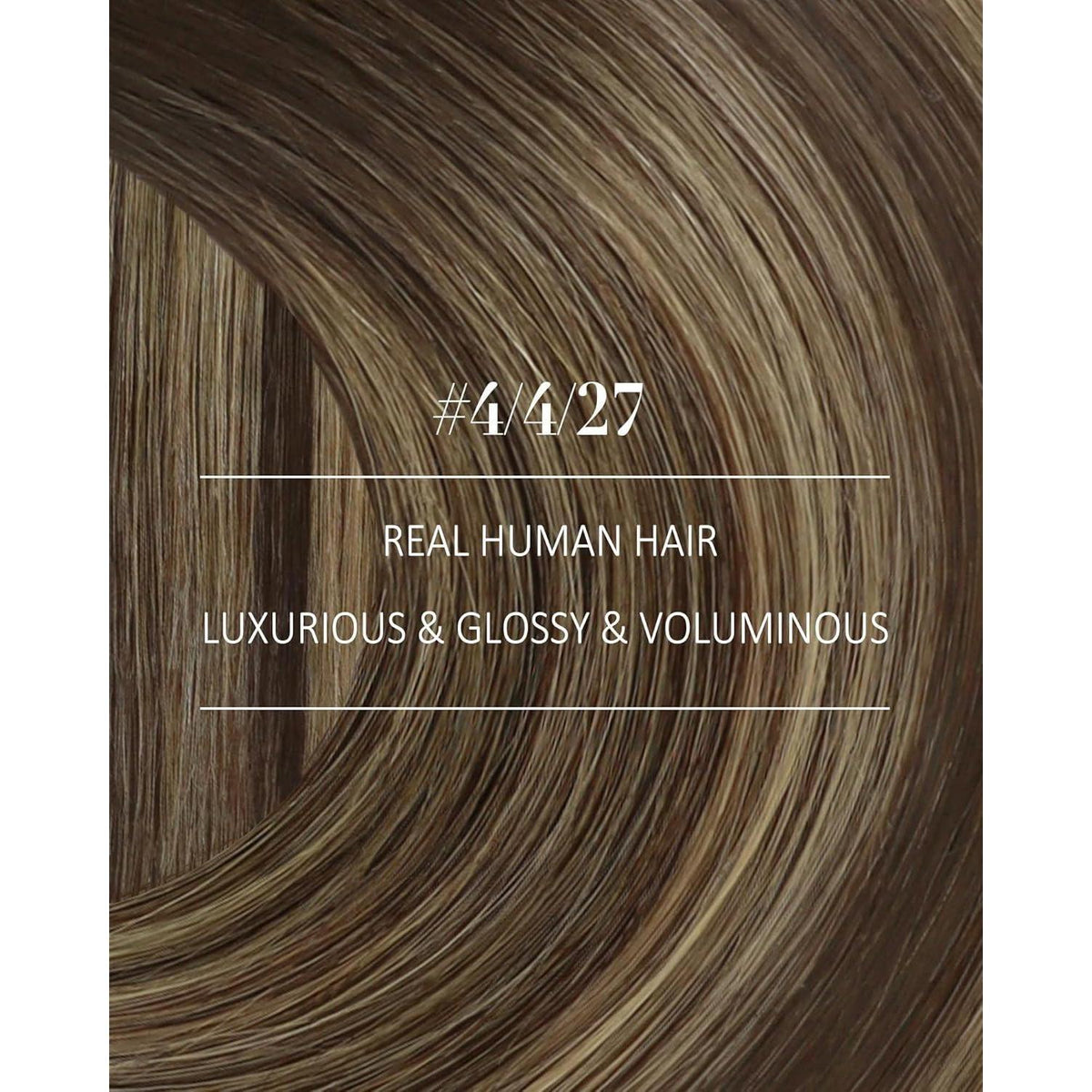 Clip-in Echthaar Extensions Ombre Blond Braun 45cm