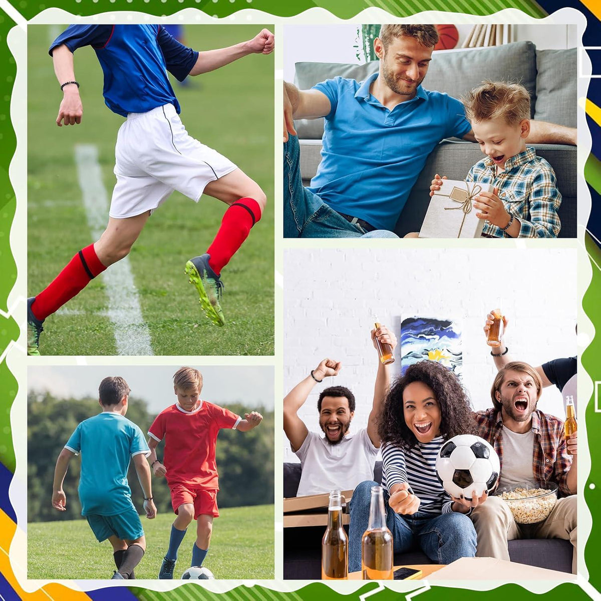 Yamitora Fußball Armband Naturstein Geschenke Fußball Jungs 5-10 Jahre