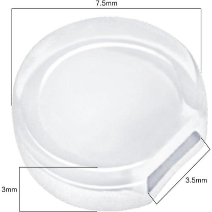 3er Set Fake Bauchnabelpiercing Chirurgenstahl Silber CZ