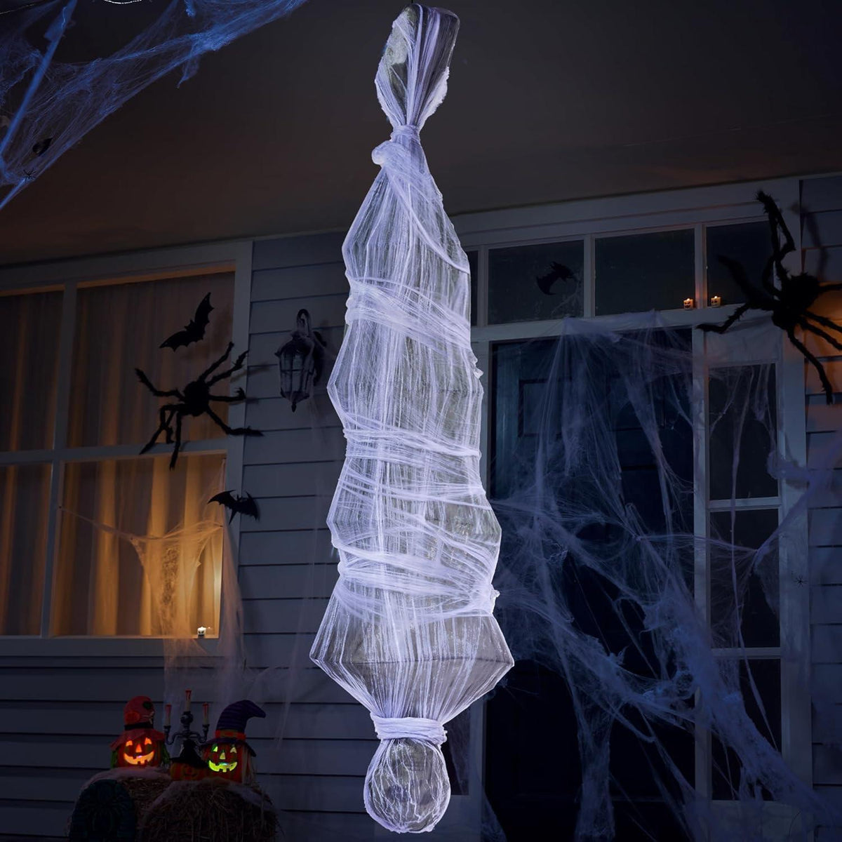 Halloween Kokon Leiche zum Aufhängen für gruselige Dekorationen im Freien