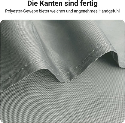 Duschvorhang Grau 180x200cm Wasserabweisend Antischimmel Polyester
